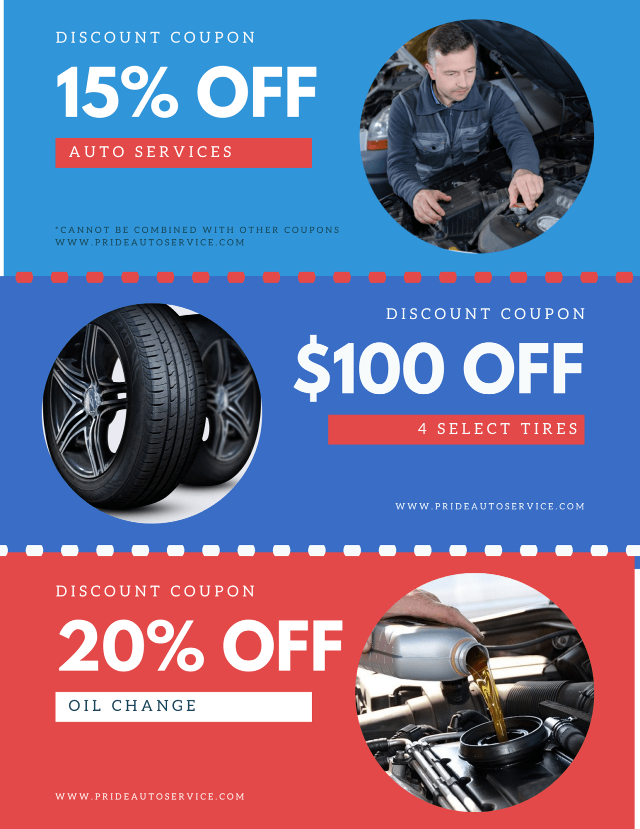 Specials Pride Auto Service